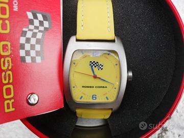 orologio rosso corsa nuovo full set