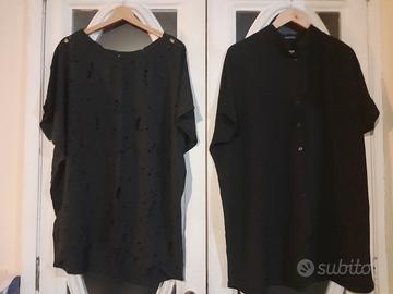 N.2 capi maxi:1 t-shirt+1 camicione tg L+U(€ 4 cad