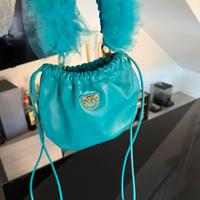 Borsa pinko turchese nuova