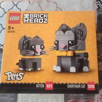Lego Brickheadz Shorthair cat and kitten