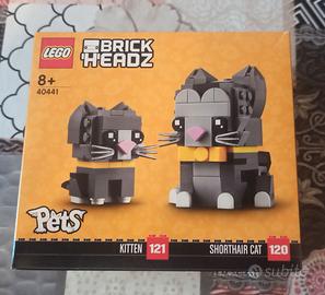 Lego Brickheadz Shorthair cat and kitten