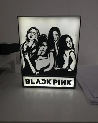 Lampada LED BLACKPINK stile lightbox K-Pop