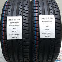 2 GOMME 205 55 16 KORMORAN BR1624