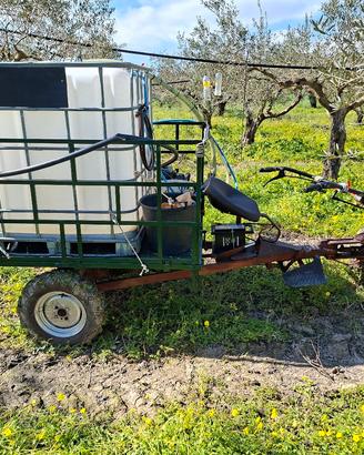 Motoagricolo motozappa carrello 4 ruote motrici  1