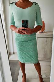 Tubino verde acqua tg42