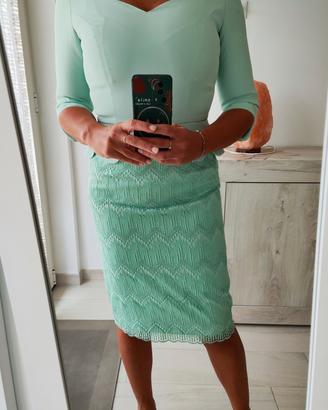 Tubino verde acqua tg42