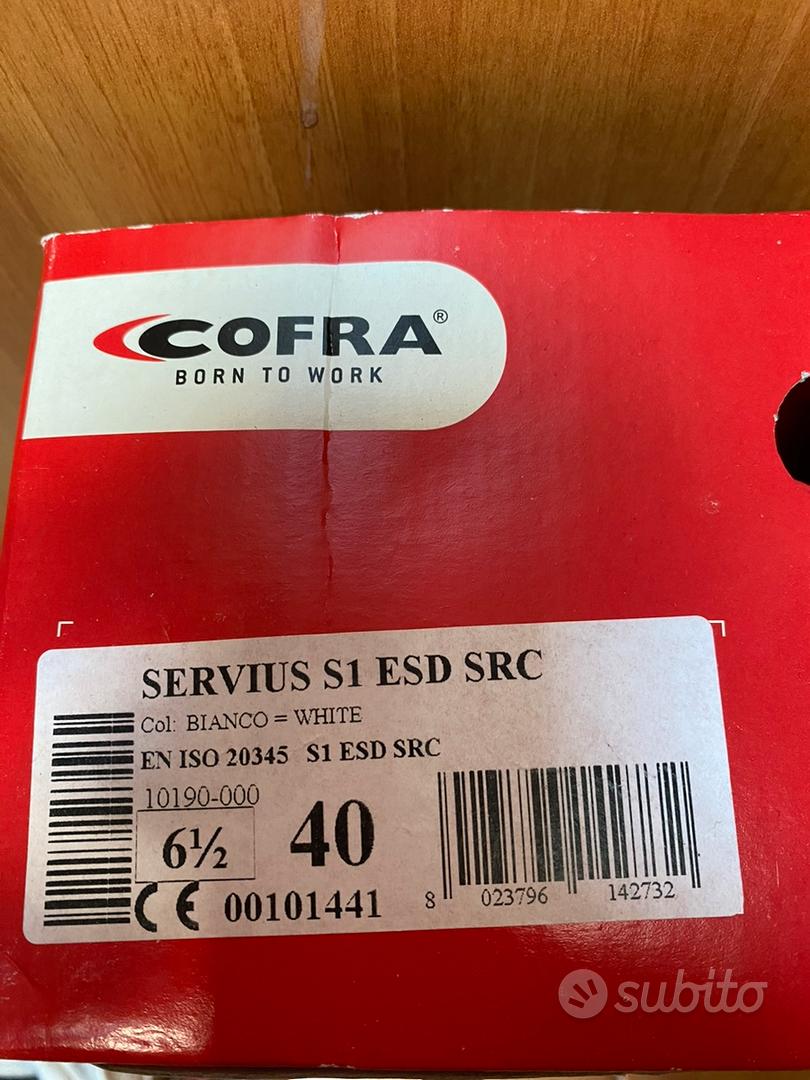 SCARPE COFRA BIANCHE SERVIUS S1 ESD SRC - COFRA