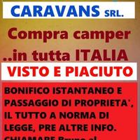 RITIRIAMO CAMPER INTERNATIONALCARAVANS srl