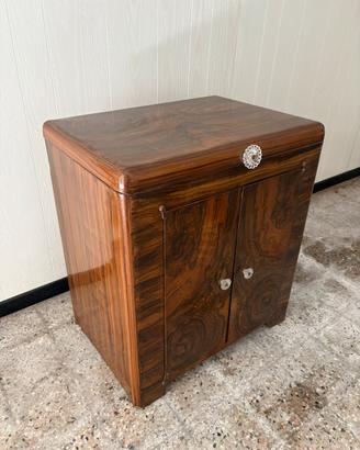 Mobile Lavamani Vintage in Metallo Effetto Legno