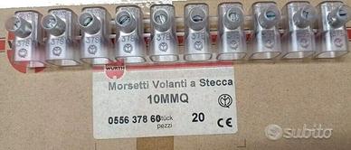Morsetto volante cappuccio con vite laterale 10mmq