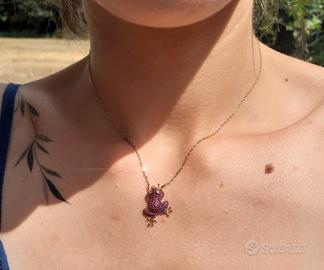 collana e orecchini finti SWAROSKI