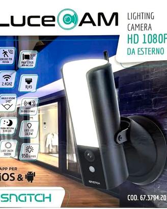 LUCE CAM Isnatch Telecamera da Esterno NUOVA