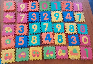 98 pezzi tappeto puzzle per bambini 30x30