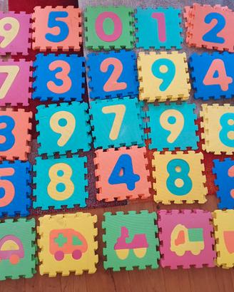 98 pezzi tappeto puzzle per bambini 30x30