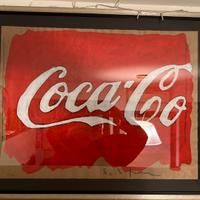 Schifano Litografia materica serigrafia materica