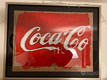 Schifano Litografia materica serigrafia materica