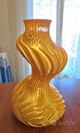 Vaso Moderno  Colore Oro Seta - Design Unico 