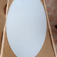 Tavolo di design PODIUM , piano ellittico Bontempi