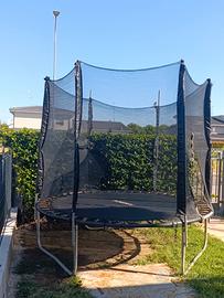 tappeto elastico + struttura altalena 