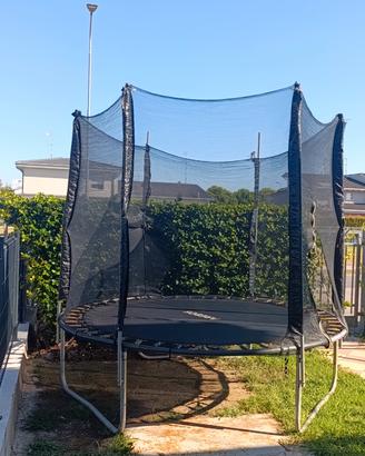tappeto elastico + struttura altalena 