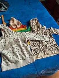 set maglie bimba da 3 a 6 anni