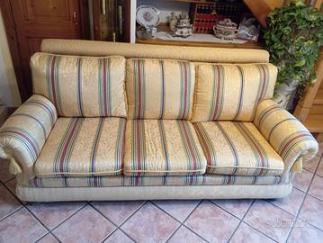 Set divani 3+2 posti tessuto Damascato