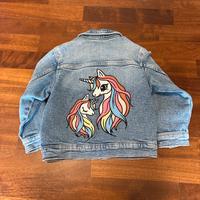 Giubbetto in jeans bambina