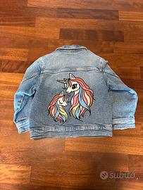 Giubbetto in jeans bambina