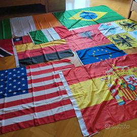 LOTTO 11 BANDIERE VARIE NAZIONI (anche singole)