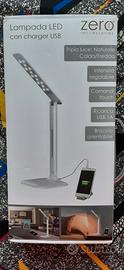 Mediacom Zero Line Lampada LED da tavolo con USB