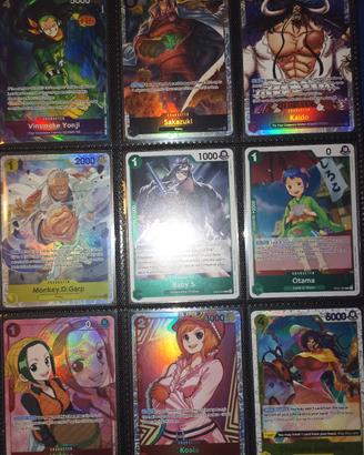 One piece, lotto misto 24 carte Near Mint eng 