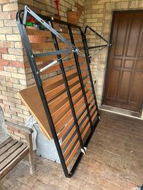 Struttura letto contenitore matrimoniale 160x190