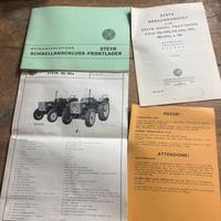 Documentazione originale trattore Steyr 760 / 760a