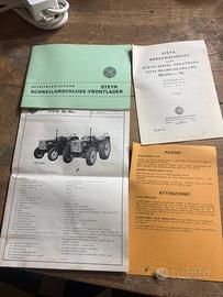 Documentazione originale trattore Steyr 760 / 760a