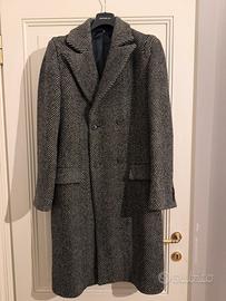 Cappotto uomo spigato vintage taglia L 40