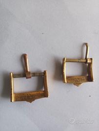 Fibbiette placcate oro