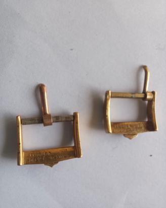 Fibbiette placcate oro