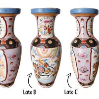 Vaso porcellana ADAMO (decorato a mano)