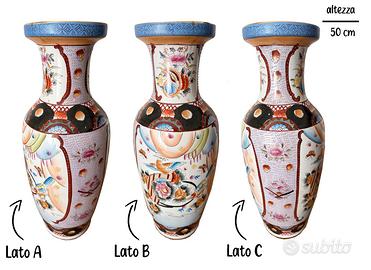 Vaso porcellana ADAMO (decorato a mano)