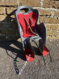Seggiolino bici posteriore Bellelli grigio/rosso