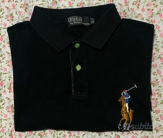 ralph lauren polo uomo nera tg L