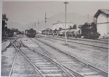 Vecchie stampe Ferrovie Nord in carta pergamena