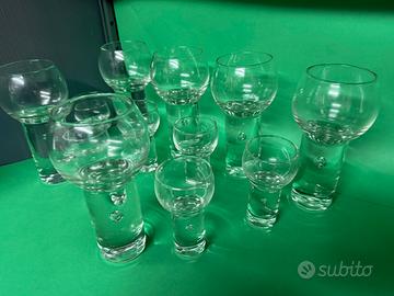 Bicchieri vetro di murano design SERGIO ASTI