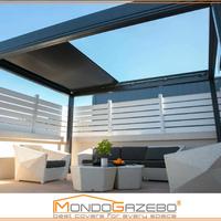 Pergola Bioclimatica motorizzata impacchetta tetto