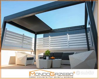 Pergola Bioclimatica motorizzata impacchetta tetto