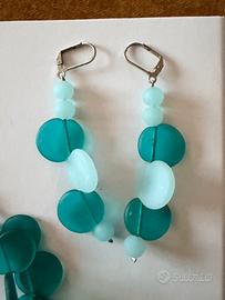 Set di  collana vetro di murano