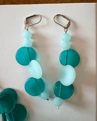 Set di  collana vetro di murano