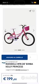 bicicletta lelly kelly bambina
