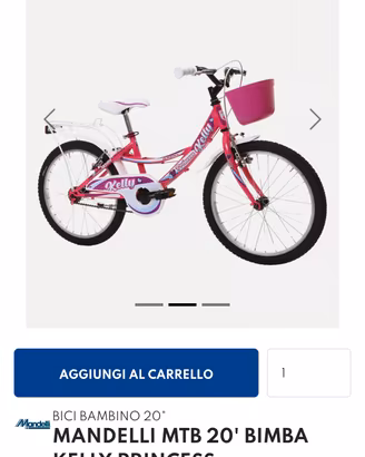 bicicletta lelly kelly bambina