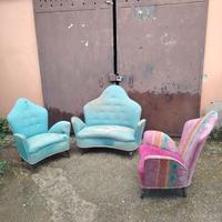 Salotto vintage anni 50 Isa Bergamo